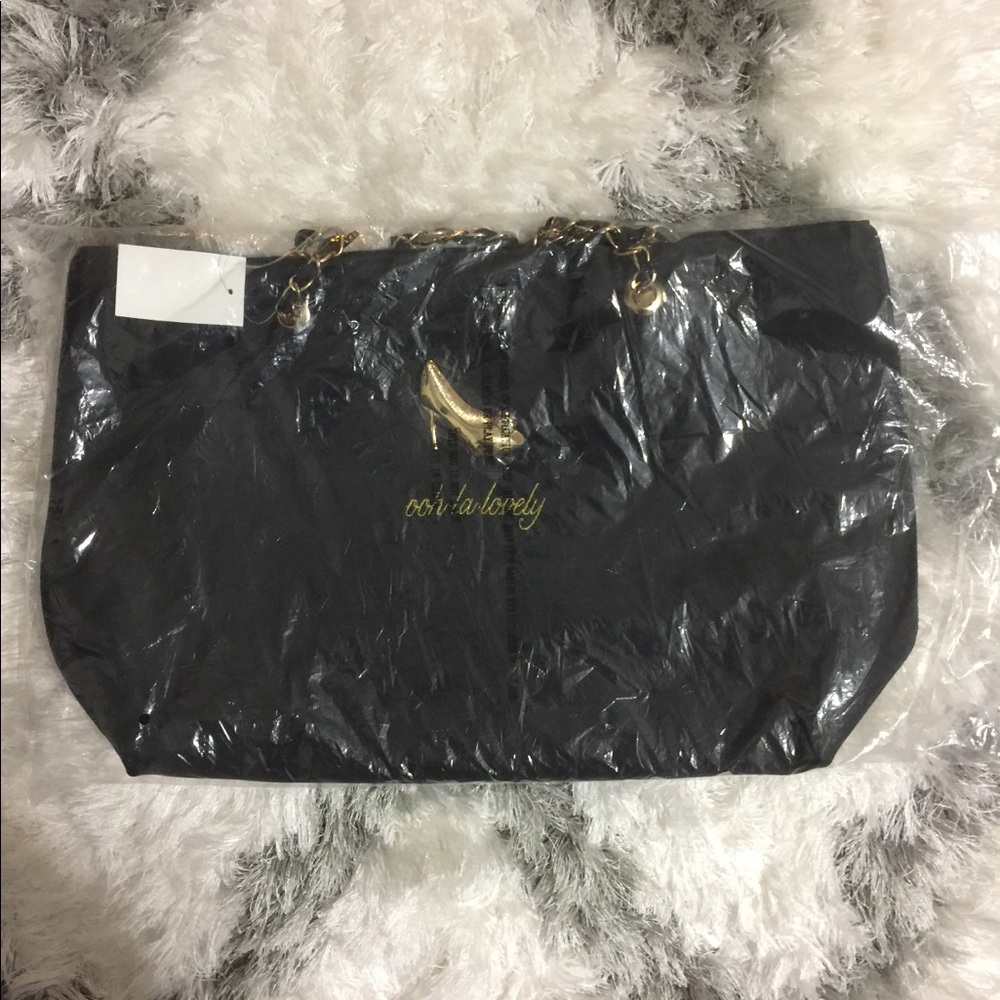 DSW Black Tote NEW!! - Picture 3 of 4